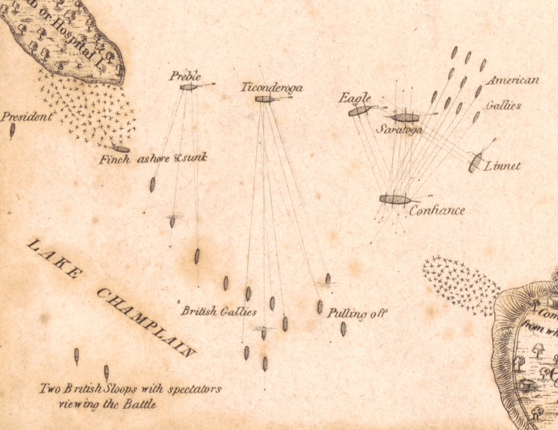 Battle Archives Map Plattsburg, New York