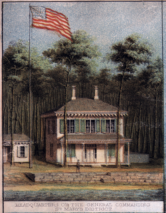 Battle Archives Map Point Lookout, Maryland