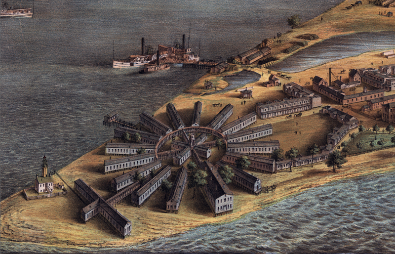 Battle Archives Map Point Lookout, Maryland