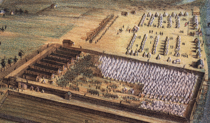 Battle Archives Map Point Lookout, Maryland