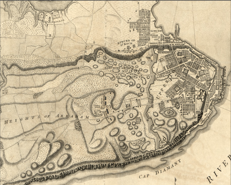 Quebec Siege and Blockade Battle Map