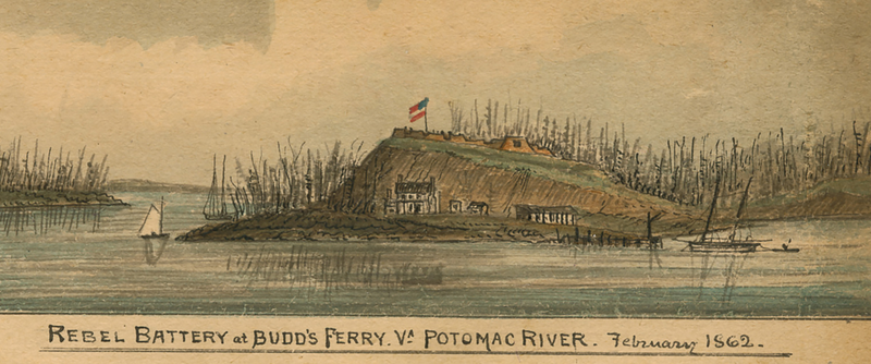Battle Archives Map Rebel Blockade of the Potomac River