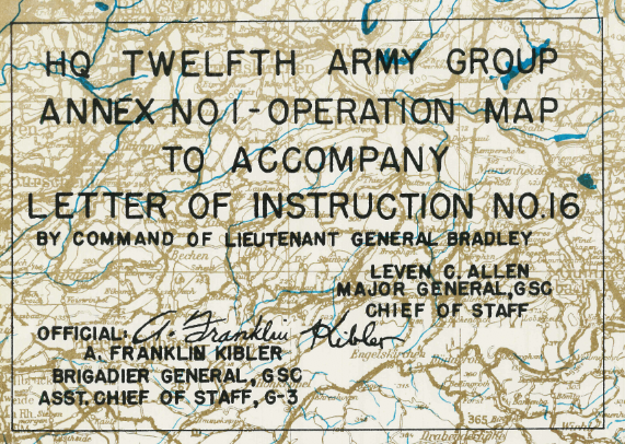 Battle Archives Map Rhineland