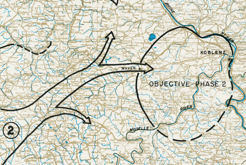 Battle Archives Map Rhineland
