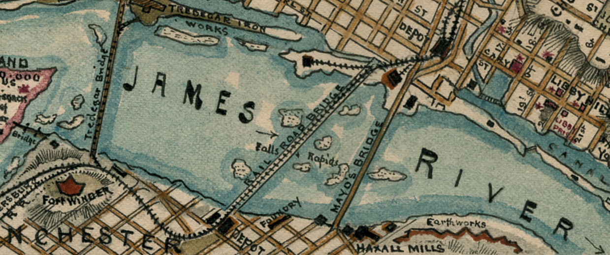 Battle Archives Map Richmond, Virginia #1