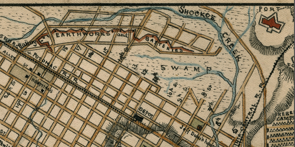 Battle Archives Map Richmond, Virginia #1