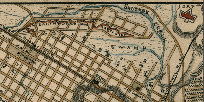 Battle Archives Map Richmond, Virginia #1