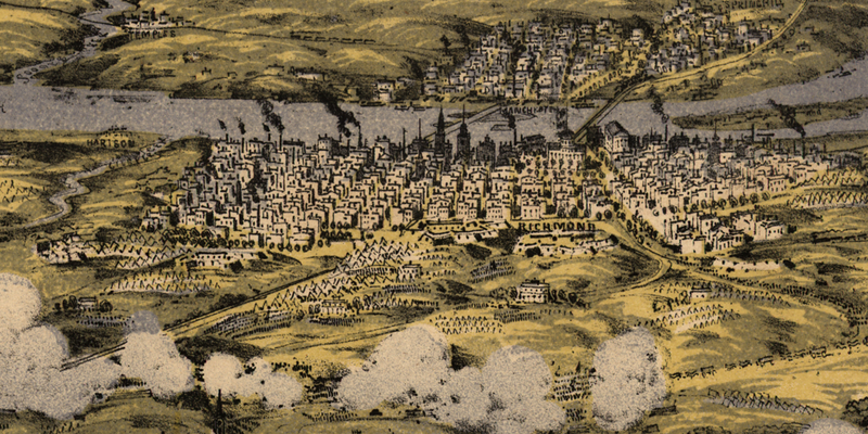 Battle Archives Map Richmond, Virginia #2