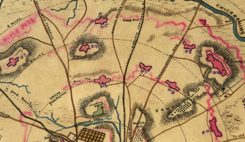 Battle Archives Map Richmond, Virginia #3