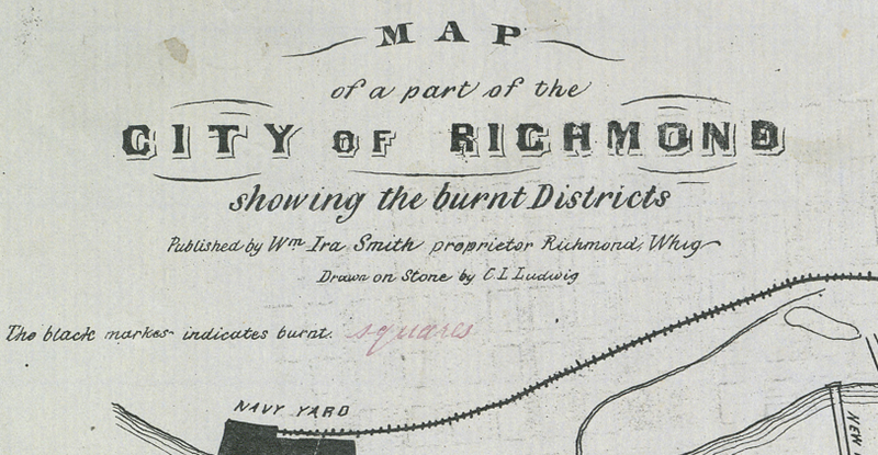 Battle Archives Map Richmond, Virginia #5