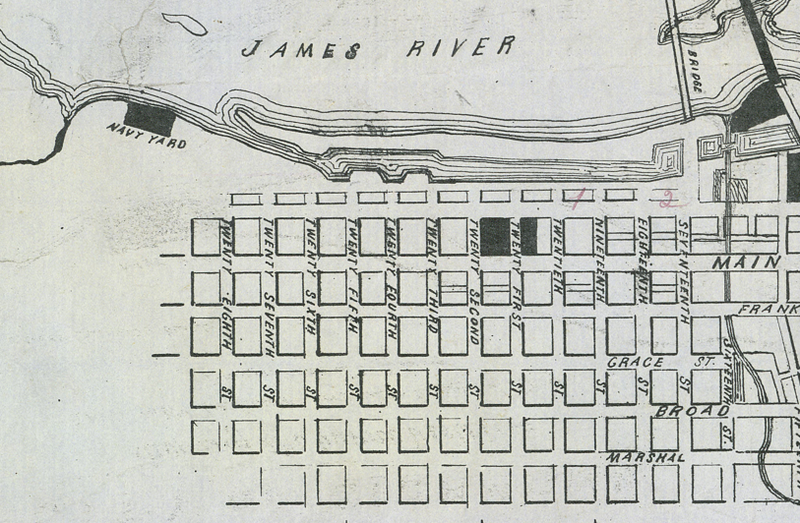 Battle Archives Map Richmond, Virginia #5