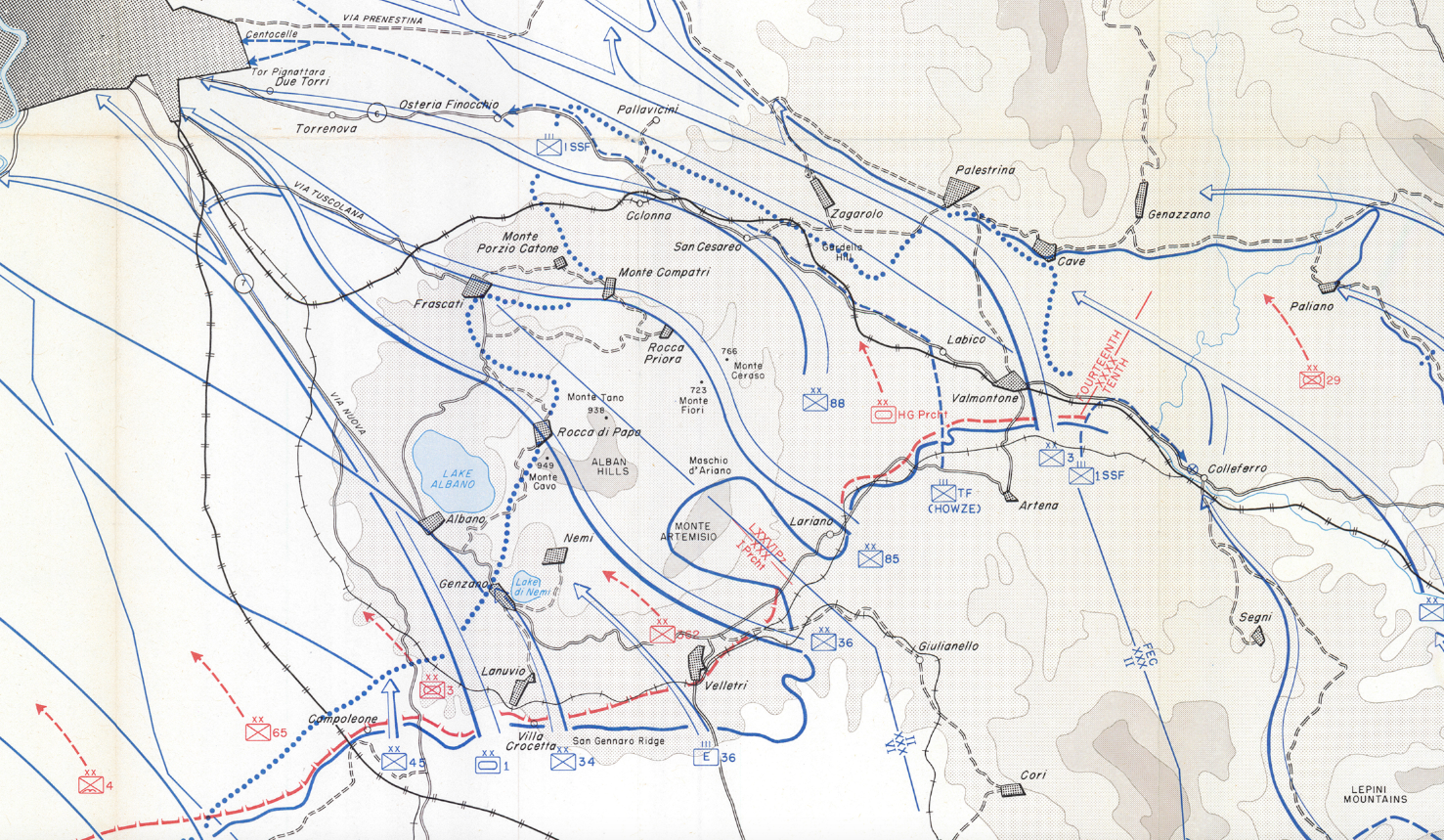 Battle Archives Map Rome