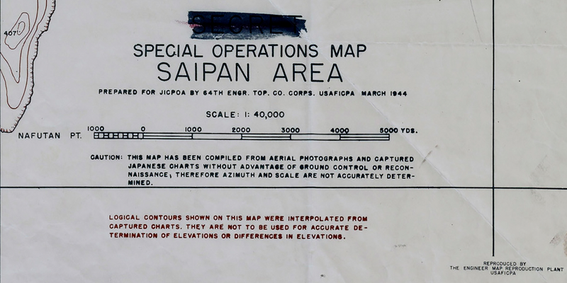Battle Archives Map Saipan