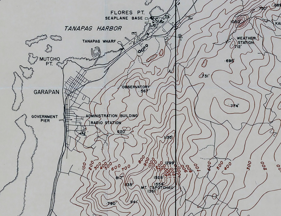Battle Archives Map Saipan
