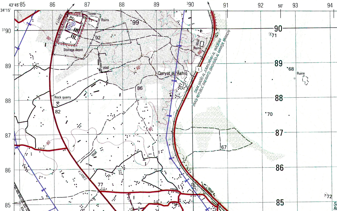 Battle Archives Map Samarra, Iraq