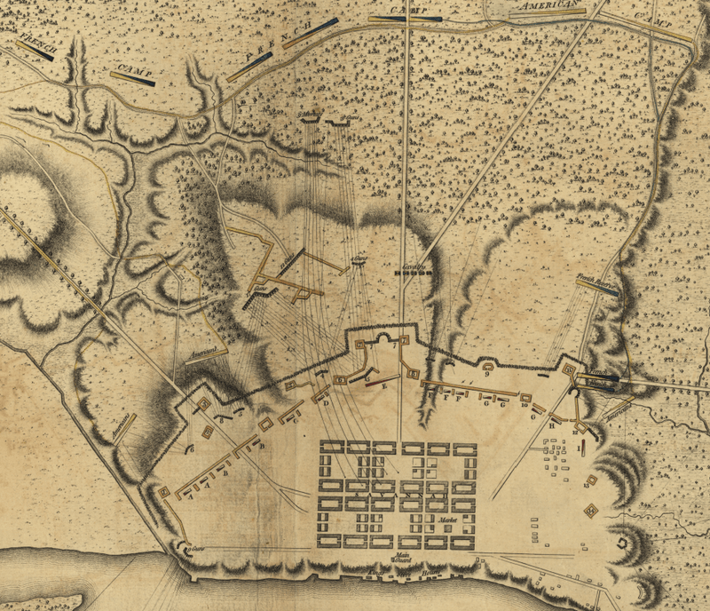 Battle Archives Map Savannah, Georgia #1 (1779)