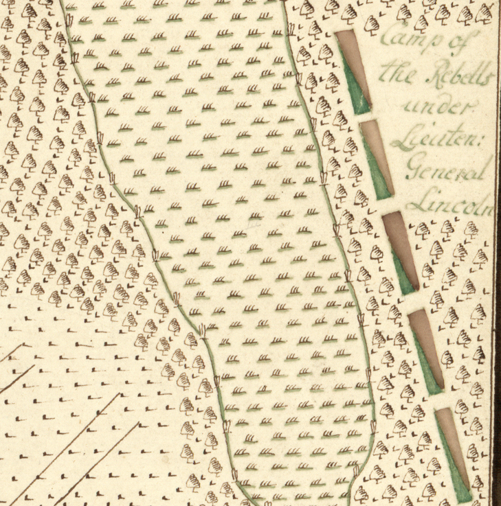 Battle Archives Map Savannah, Georgia #2 (1779)