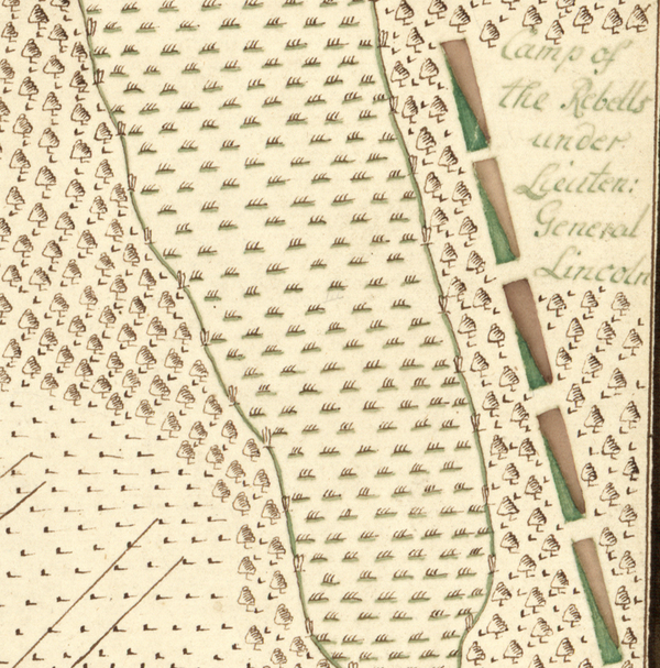 Battle Archives Map Savannah, Georgia #2 (1779)