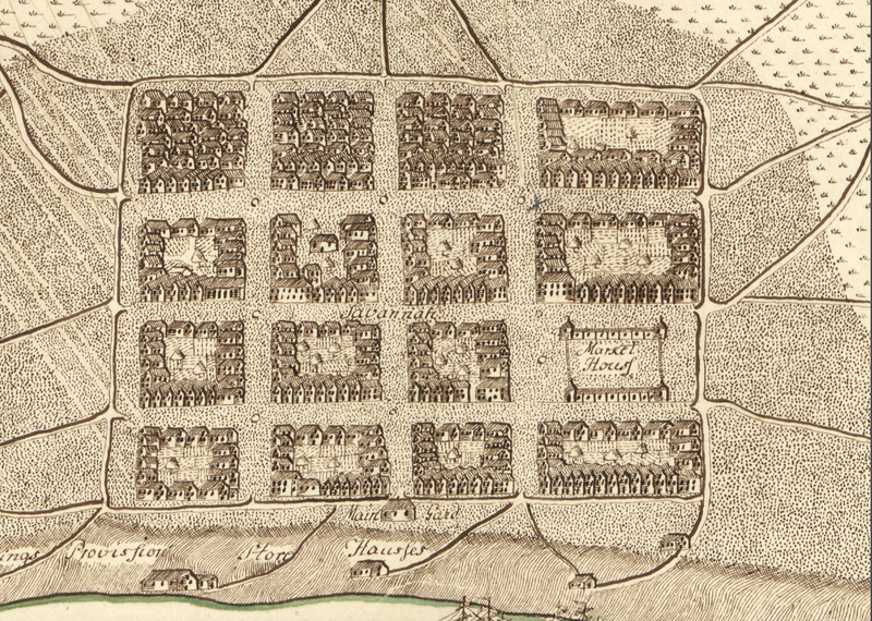 Battle Archives Map Savannah, Georgia #2 (1779)