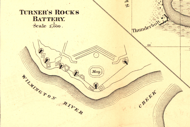 Battle Archives Map Savannah, Georgia #3