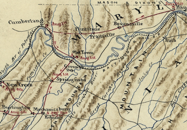 Battle Archives Map Shenandoah Valley Campaign