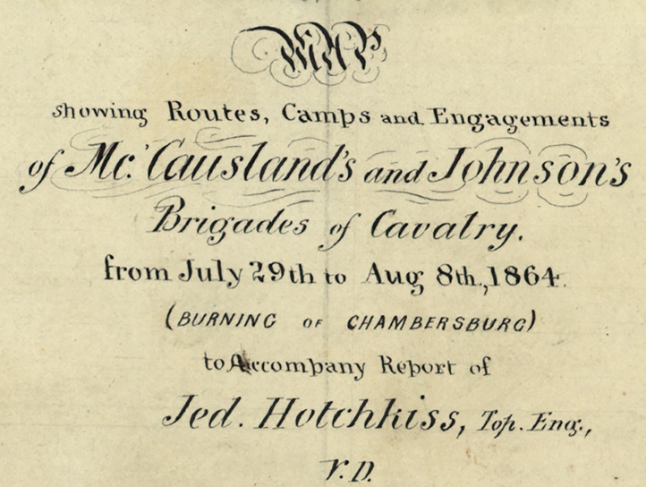 Battle Archives Map Shenandoah Valley Campaign