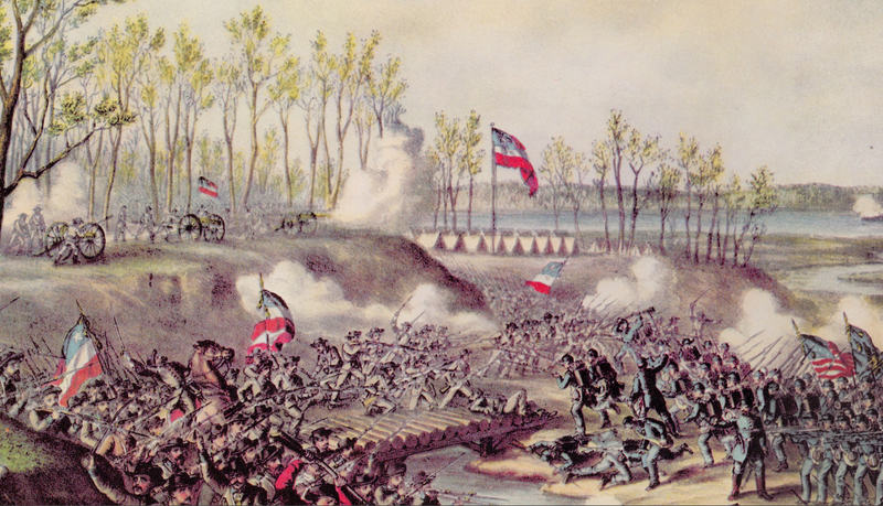 Battle Archives Map Shiloh, Tennessee #3