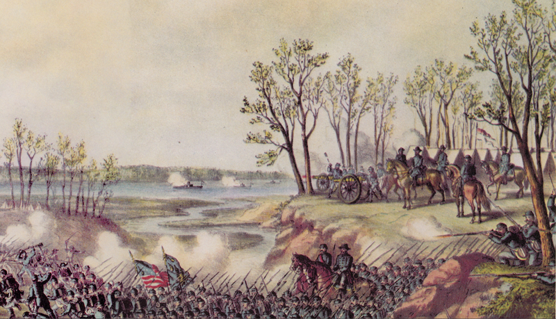 Battle Archives Map Shiloh, Tennessee #3