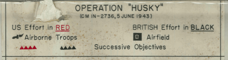 Battle Archives Map Sicily 1943 Operation Husky Battle Map