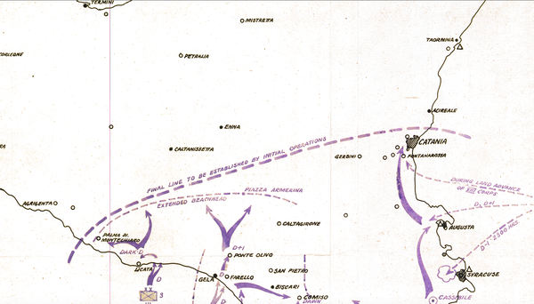 Battle Archives Map Sicily #2