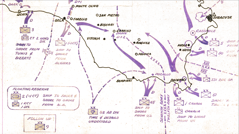 Battle Archives Map Sicily #2