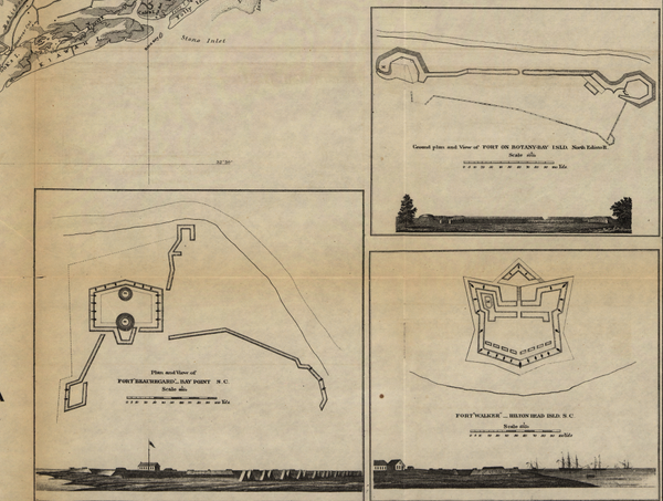 Battle Archives Map South Carolina #1