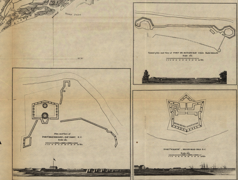 Battle Archives Map South Carolina #1