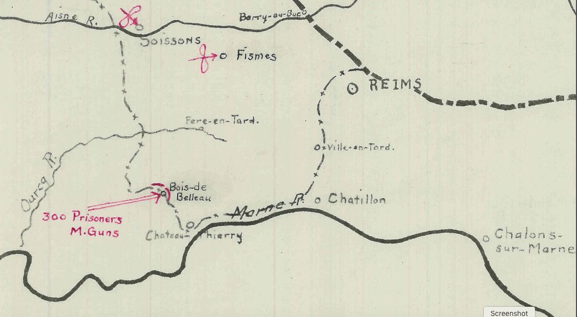 Battle Archives Map Spring Offensive 1918