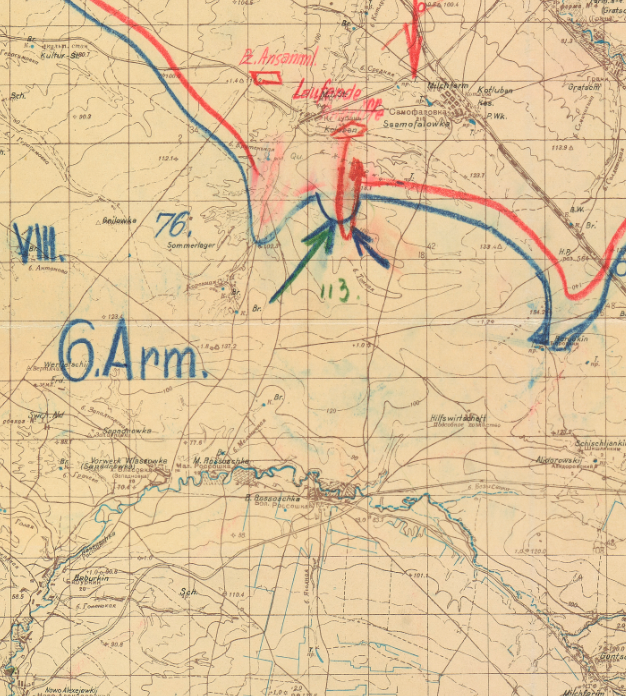 Stalingrad Front Lines - September 27, 1942 German Battle Map
