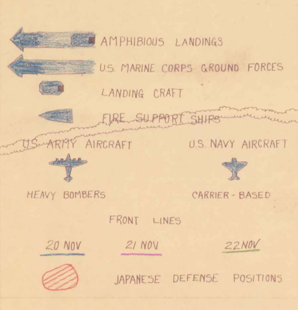 Battle Archives Map Tarawa (Betio Island)