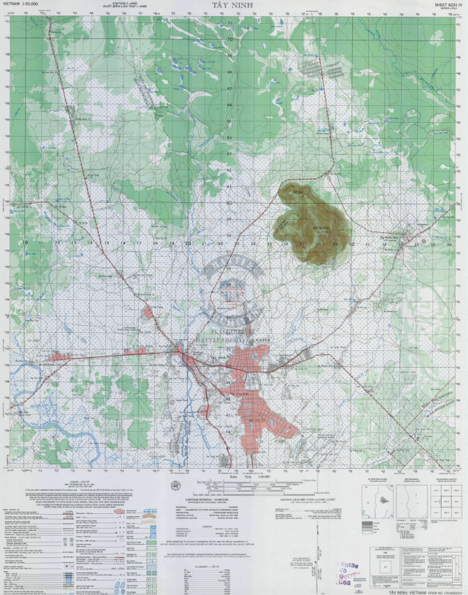 Battle Archives Map Tay Ninh