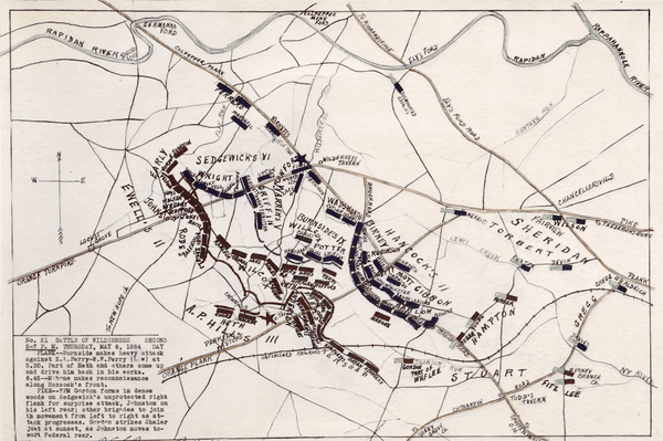 Battle Archives Map The Wilderness #2