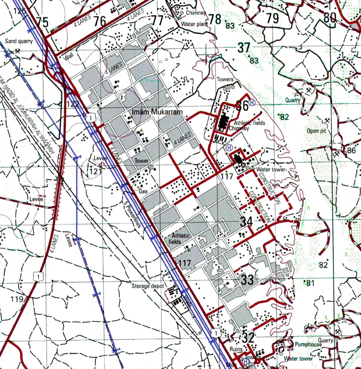 Battle Archives Map Tikrit, Iraq