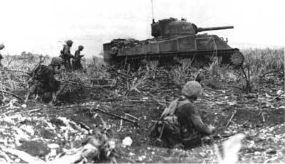 Battle Archives Map Tinian