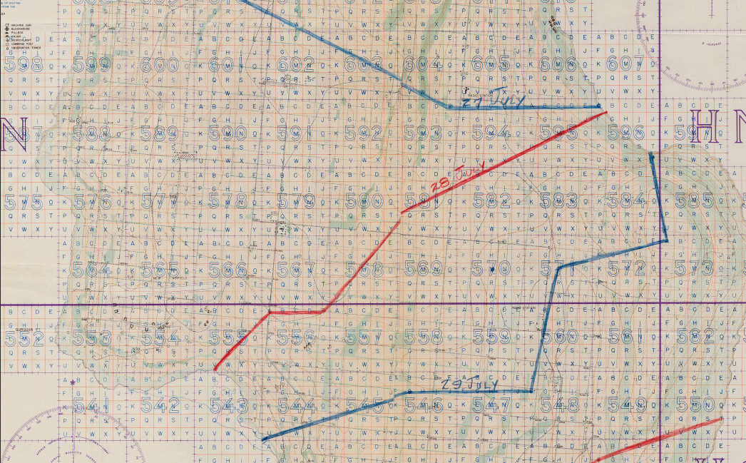 Battle Archives Map Tinian