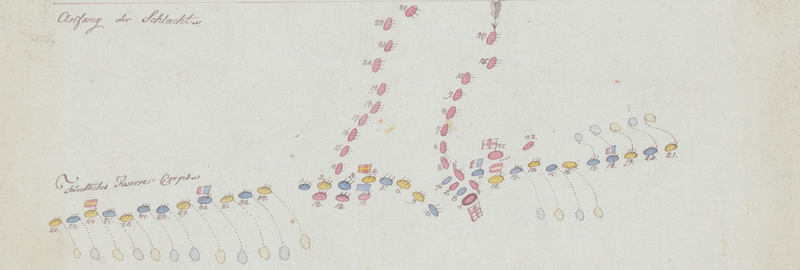 Battle Archives Map Trafalgar Battle Map with Ship Designations