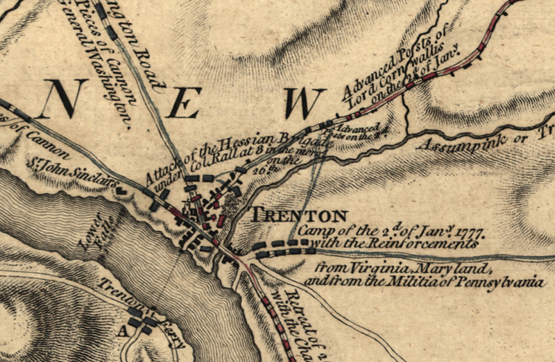 Battle Archives Map Trenton, New Jersey #1