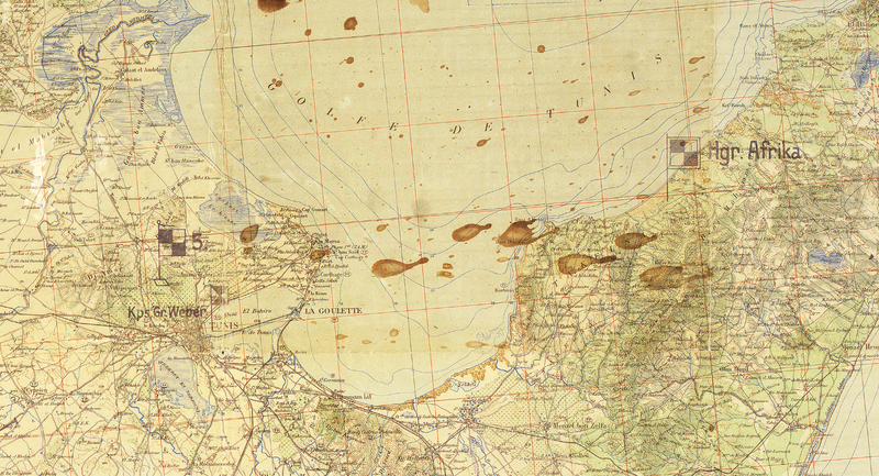 Battle Archives Map Tunisia Campaign (Afrika Korps)