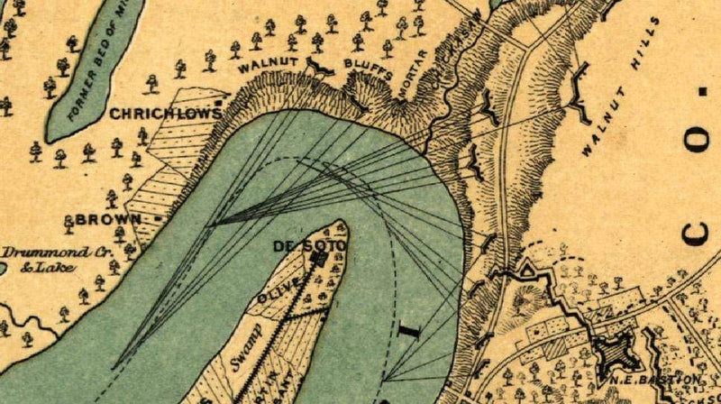 Battle Archives Map Vicksburg #1