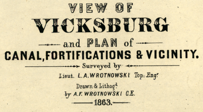 Battle Archives Map Vicksburg #2