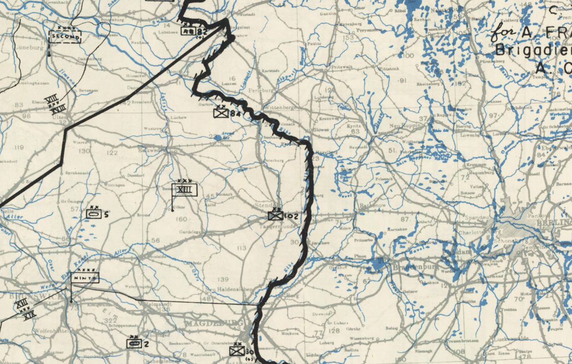 Battle Archives Map Victory in Europe Day #1
