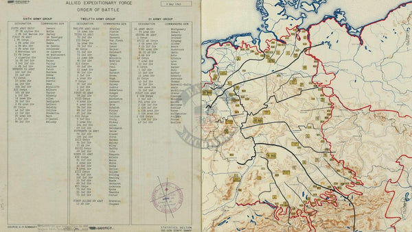 Battle Archives Map Victory in Europe Day #2