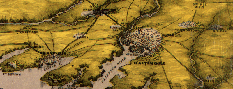 Battle Archives Map Washington, D.C. #3