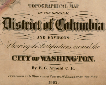 Battle Archives Map Washington, D.C. #4